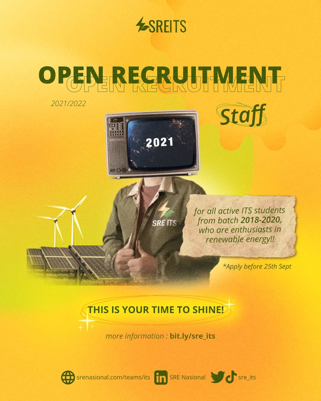 Open Recruitment Staff SRE ITS 2021/2022