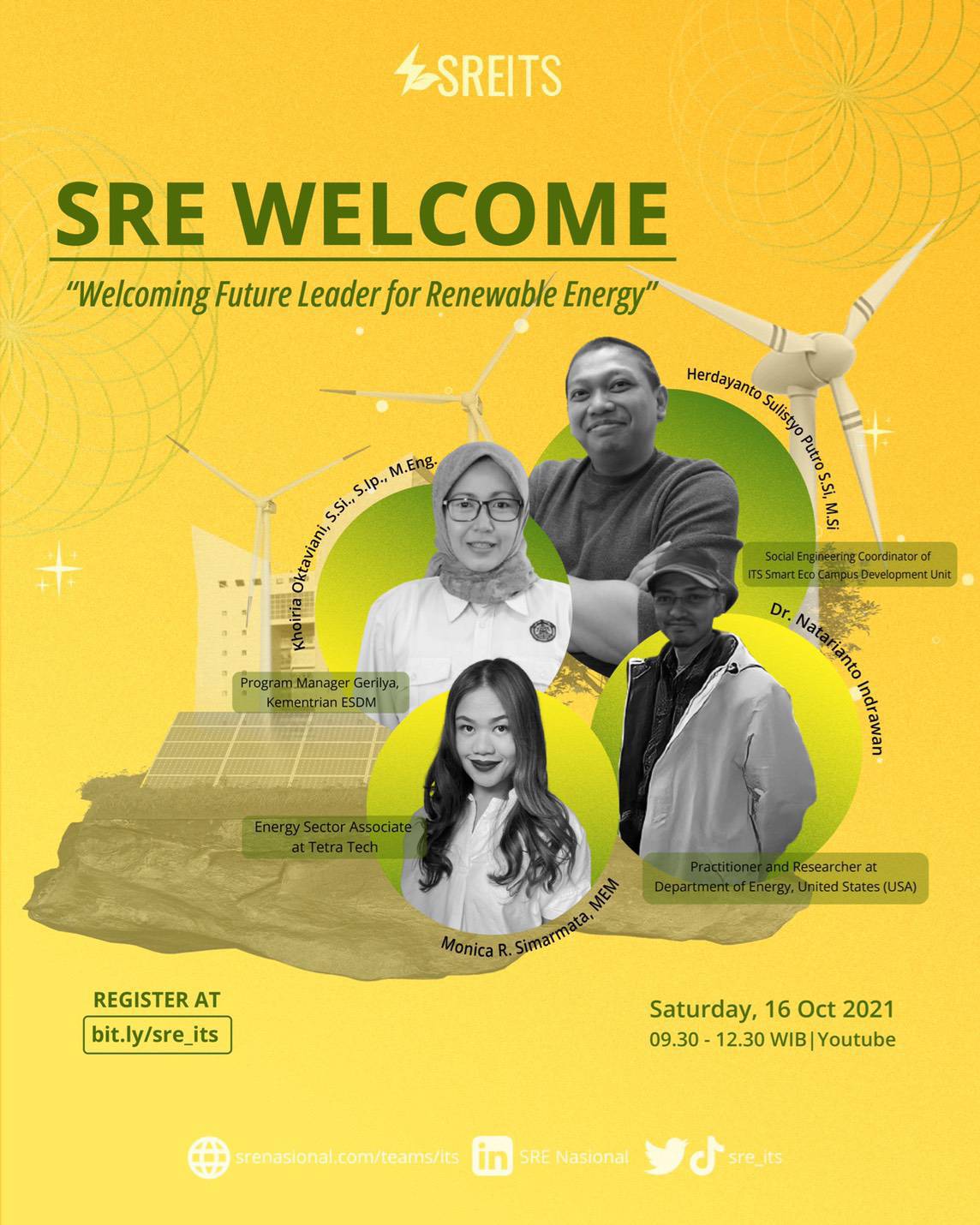 SRE WELCOME: Welcoming Future Leaders of Renewable Energy